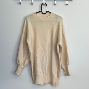 Cream Women's Sweater M-L